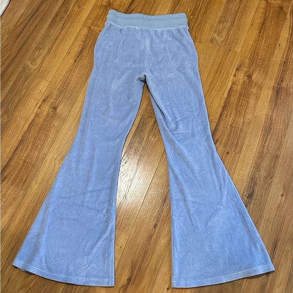 Aerie Kids Light Blue Flared Pants - Picture 2 of 6